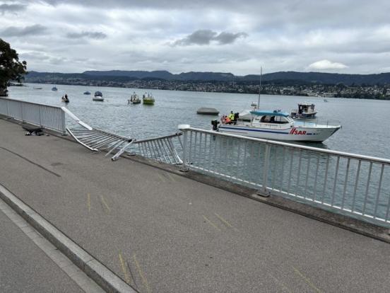 Unfallort in Küschnacht