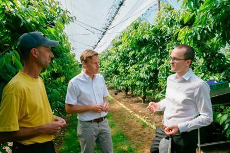 Regierungsrat Martin Neukom am Strickhof