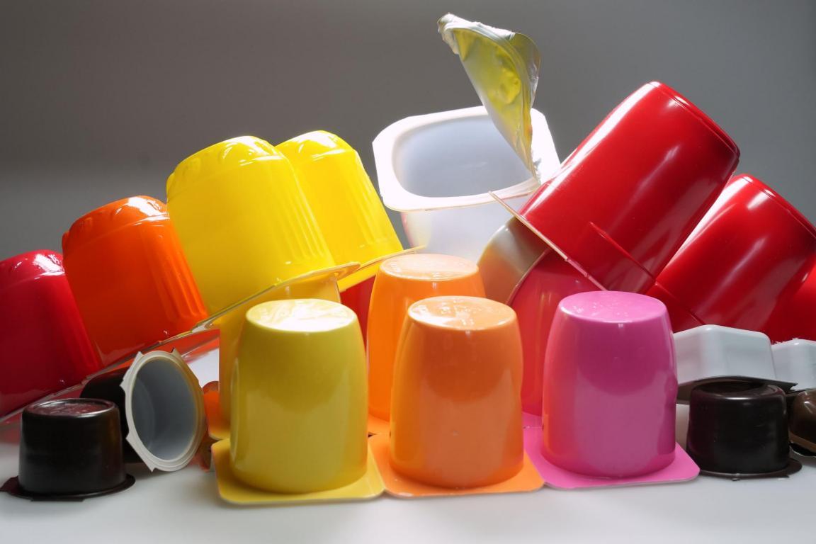 Kleine Polystyrol-Kunststoff-Verpackungen für Milchprodukte