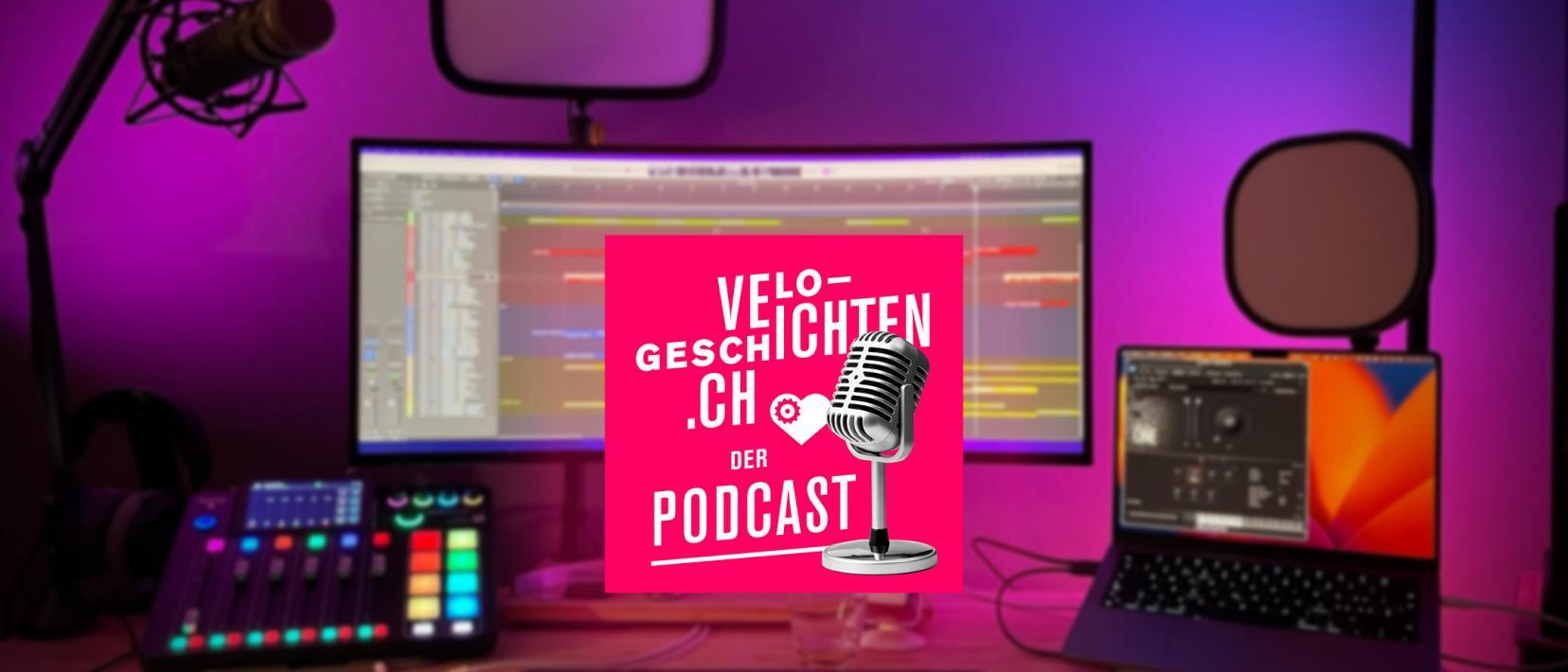 Einblick in die Produktionsstätte des Velo-Geschichten-Podcasts