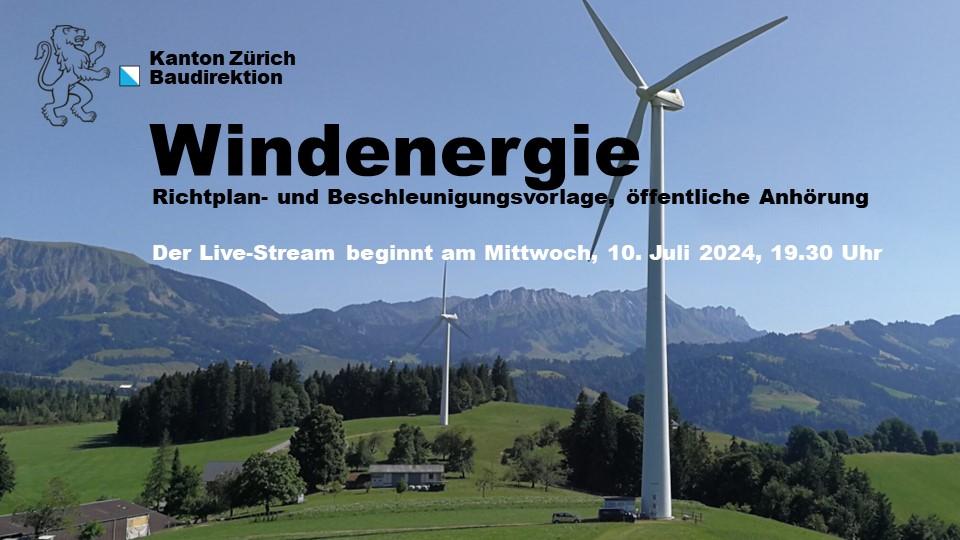 Standbild Live-Stream Windenergie
