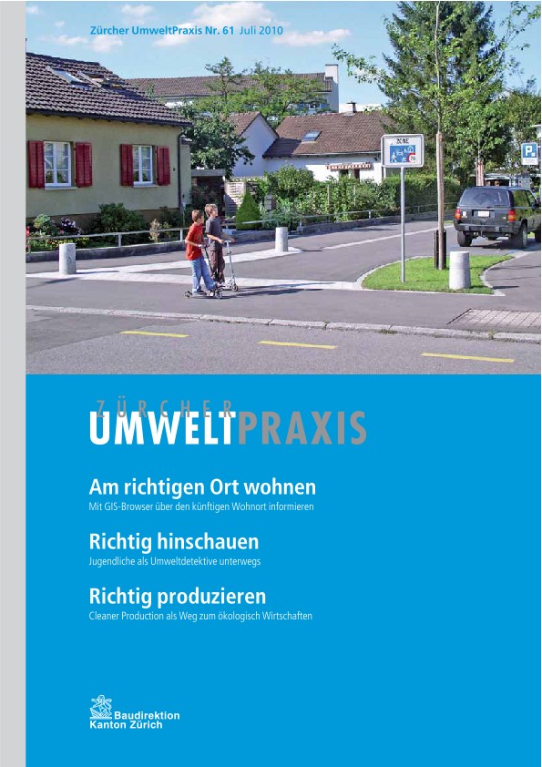 Zürcher UmweltPraxis Nr. 61, vollständige Ausgabe: Chancen für die Biodiversität im Kanton Zürich